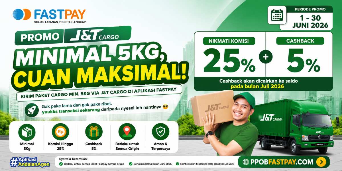 Promo J&T Cargo Fastpay Juni 2026: Komisi dan cashback
