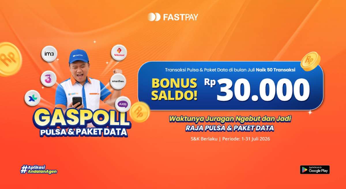 promo fastpay juli 2026 - Gaspol pulsa dan paket data