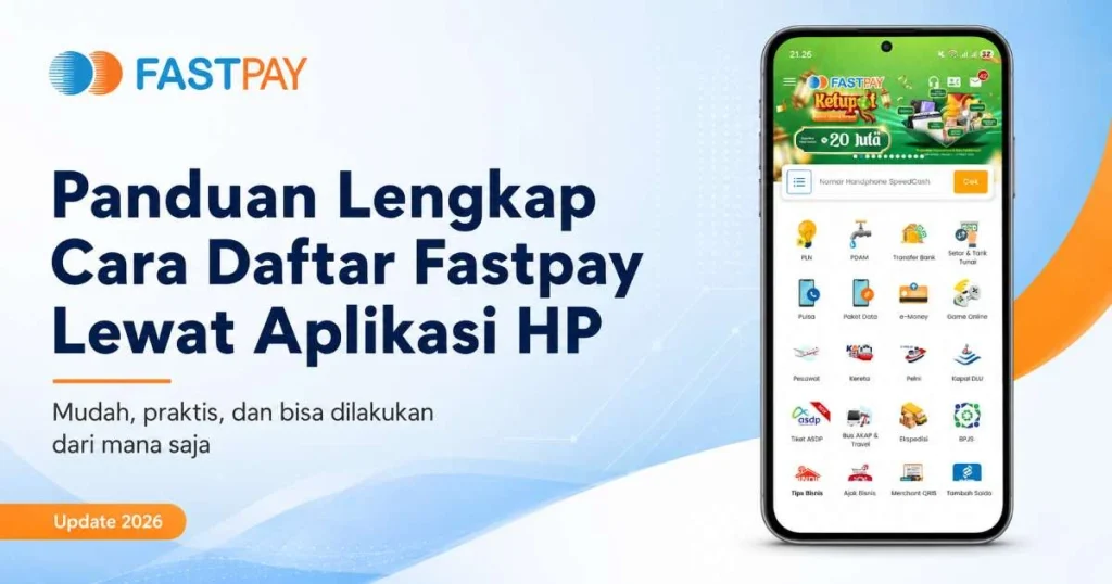 Cara Daftar Fastpay Lewat Aplikasi HP