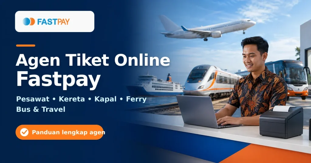 Agen tiket online Fastpay melayani pesawat kereta kapal ferry bus dan travel