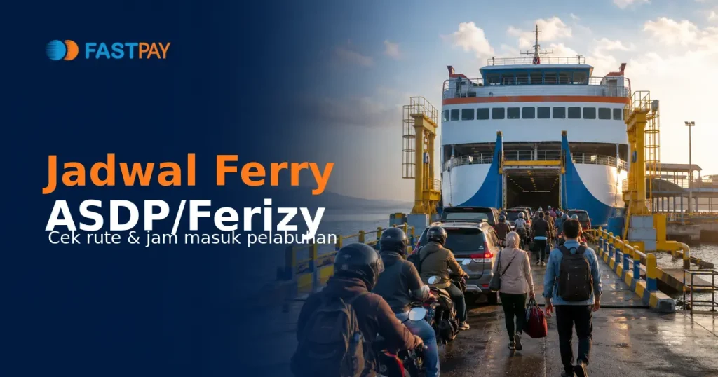 Ilustrasi cara mengecek jadwal ferry ASDP dan jam masuk pelabuhan Ferizy