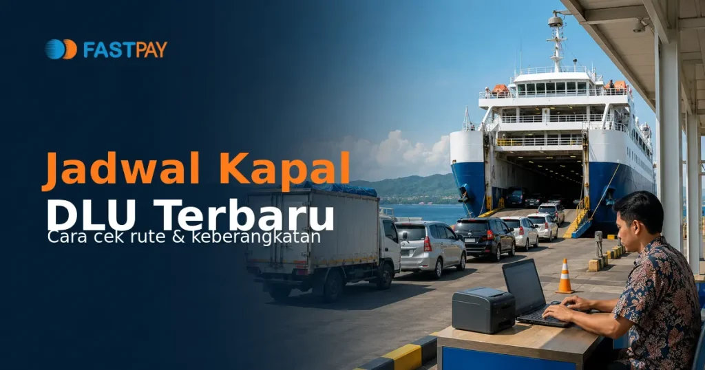 Ilustrasi cara mengecek jadwal kapal DLU terbaru melalui Fastpay