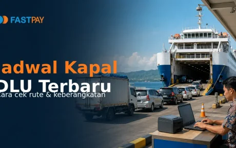 Ilustrasi cara mengecek jadwal kapal DLU terbaru melalui Fastpay