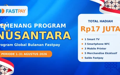 Pemenang program NUSANTARA Fastpay Agustus 2026 dengan total hadiah Rp17 juta