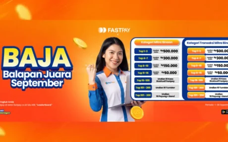 Promo BAJA Fastpay September 2026 hadiah leaderboard Top 300