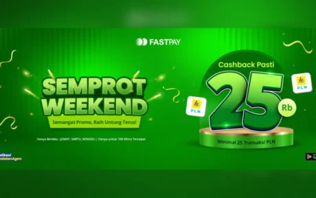 Promo SEMPROT Weekend Fastpay pekan kedua cashback Rp25.000 dari minimal 25 transaksi PLN