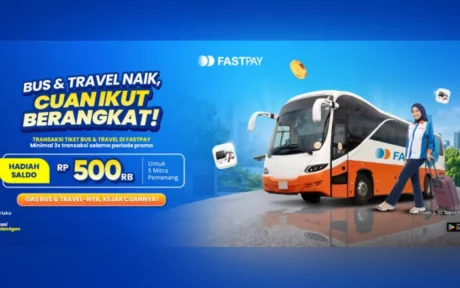 Promo Tiket Bus Fastpay September 2026 hadiah saldo Rp500.000