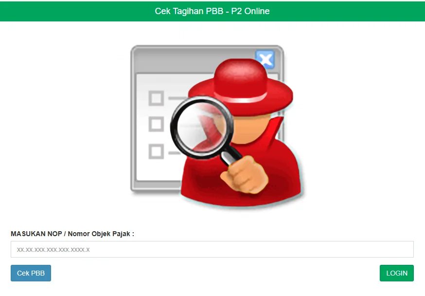 Cara cek tagihan PBB Nganjuk Jawa Timur opt 1634 20261012