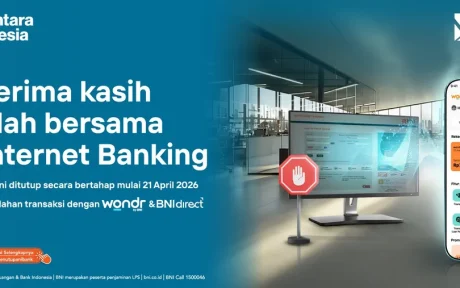 Pemberitahuan Penutupan Layanan BNI Internet Banking