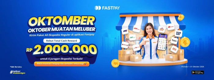 Poster promo Fastpay OKTOMBER: Oktober Muatan Meluber 2026