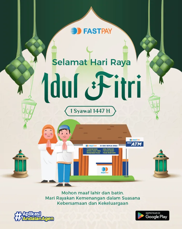 fastpay - selamat idul fitri 2026 1 syawal 1447 H