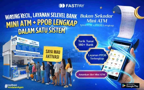 Fitur dan fungsi EDC Fastpay untuk agen PPOB dan mini ATM