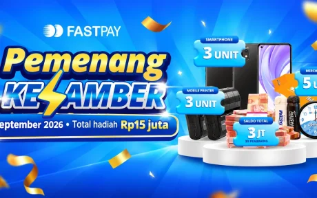 Pengumuman pemenang KESAMBER Fastpay September 2026, total hadiah Rp15 juta